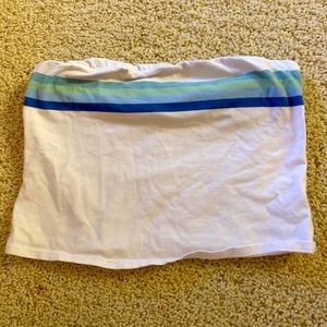striped tube top